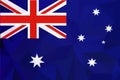 Australia Flag vector illustration. Australia Flag. National Flag of Australia. Royalty Free Stock Photo
